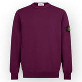 STONE ISLAND CREW NECK SWEATSHIRT MOSTO PURPLE