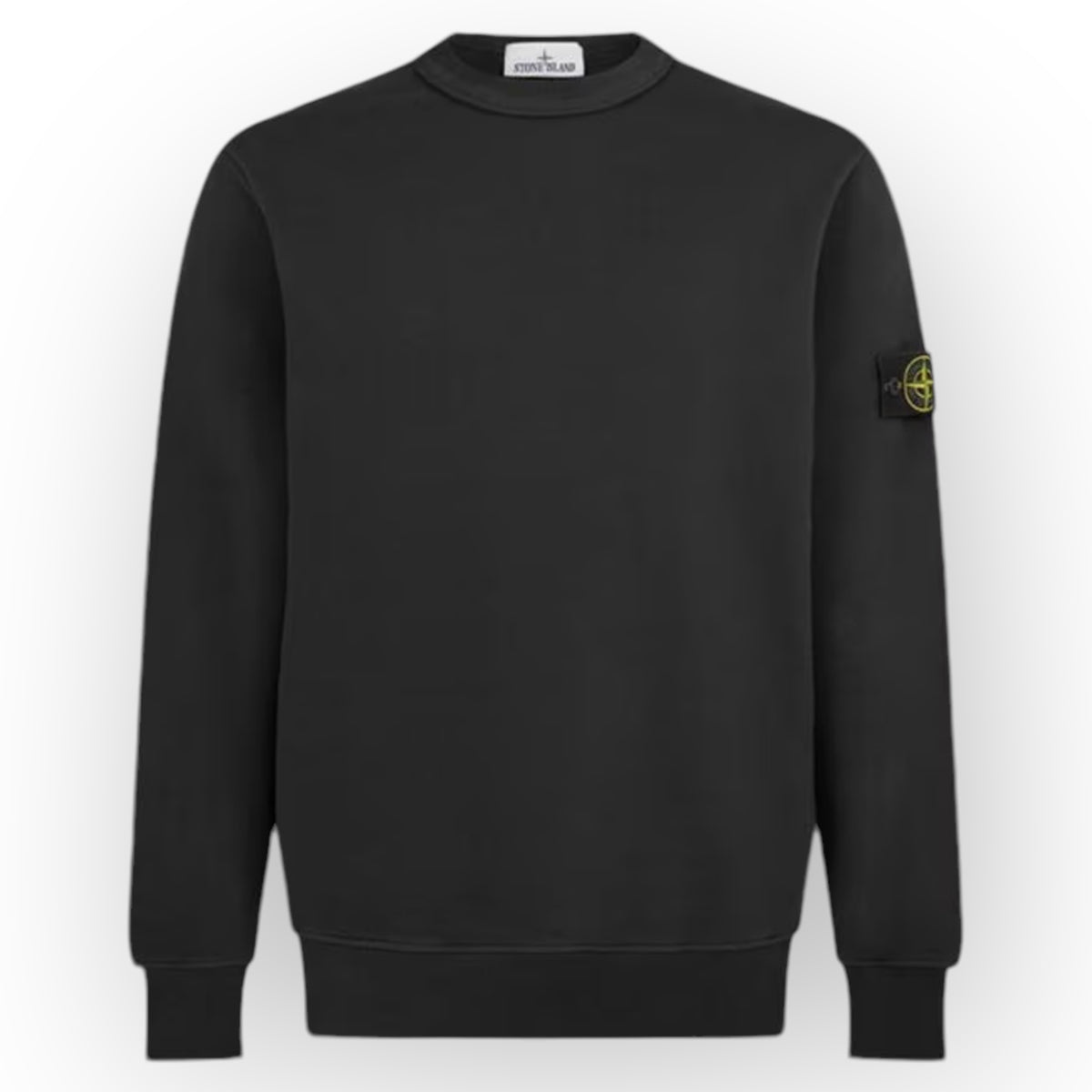 STONE ISLAND CREW NECK SWEATSHIRT PIOMBO DARK GREY