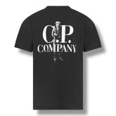 CP COMPANY SAILOR BACK LOGO T-SHIRT BLACK