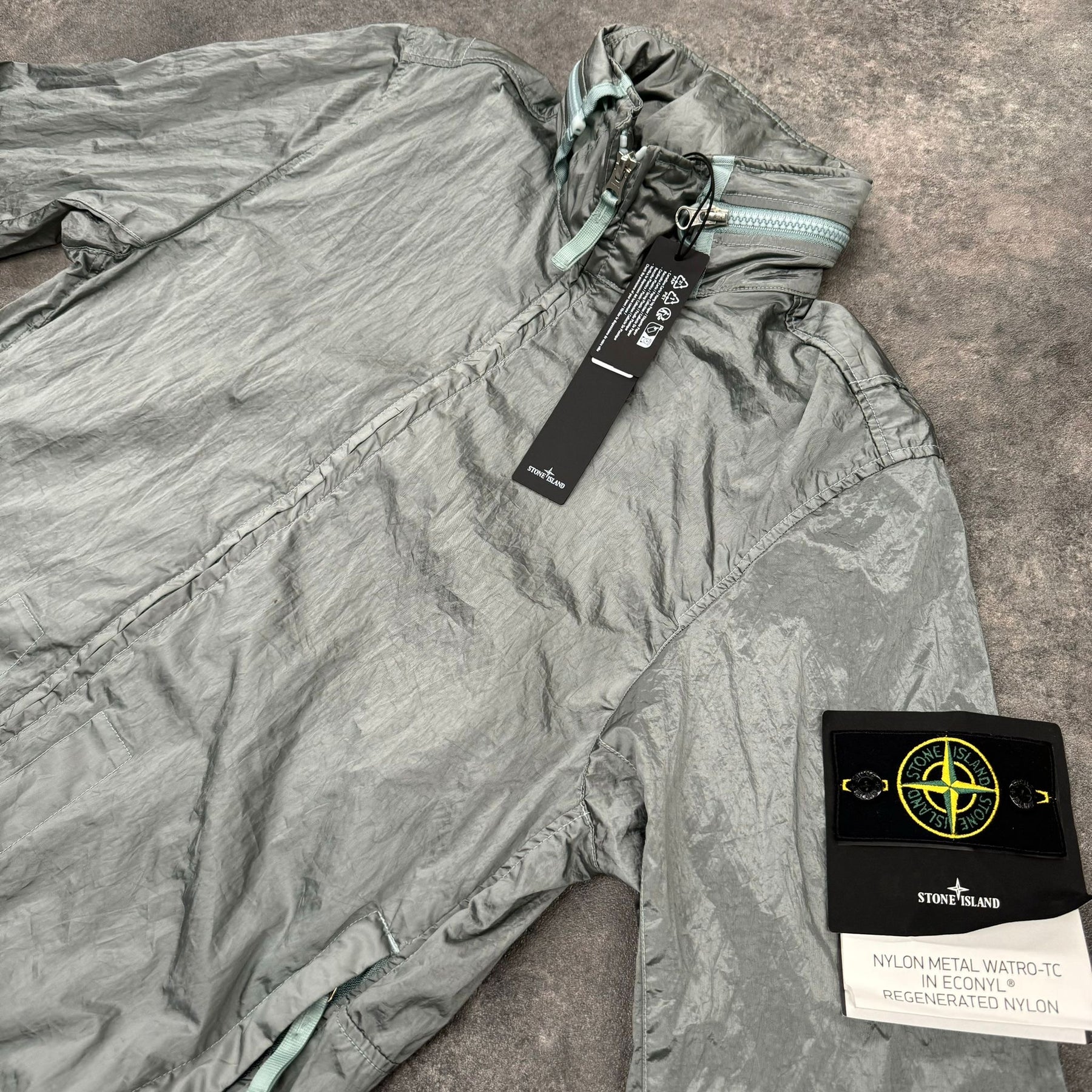 STONE ISLAND NYLON METAL WATTO JACKET CIELO BLUE