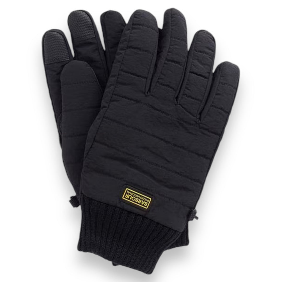 BARBOUR PUFFER  GLOVES BLACK