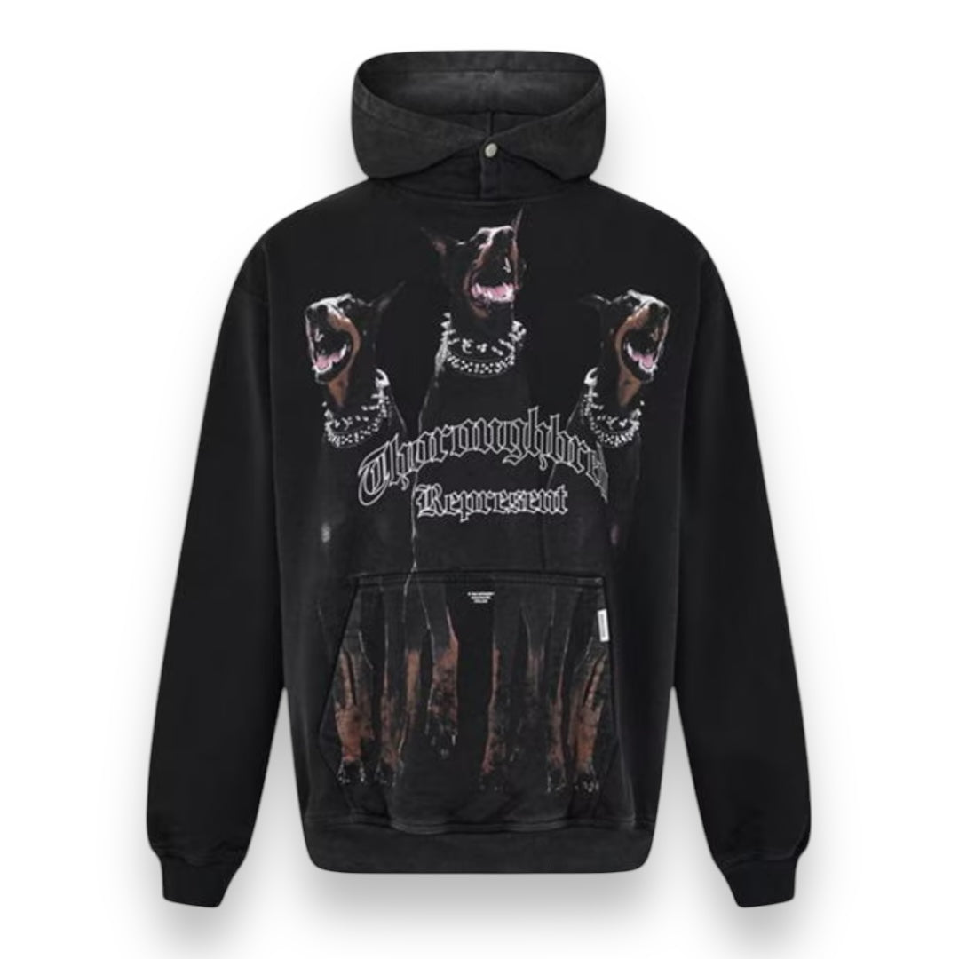 REPRESENT THOROUGHBRED OTTH HOODIE BLACK