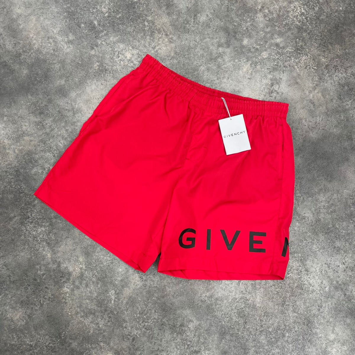 Givenchy red shorts hotsell