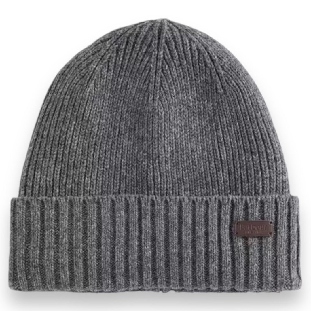 BARBOUR BEANIE HAT GREY