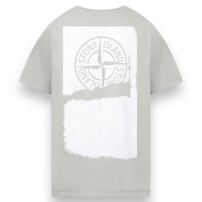 STONE ISLAND PAINT BACK LOGO T-SHIRT WHITE