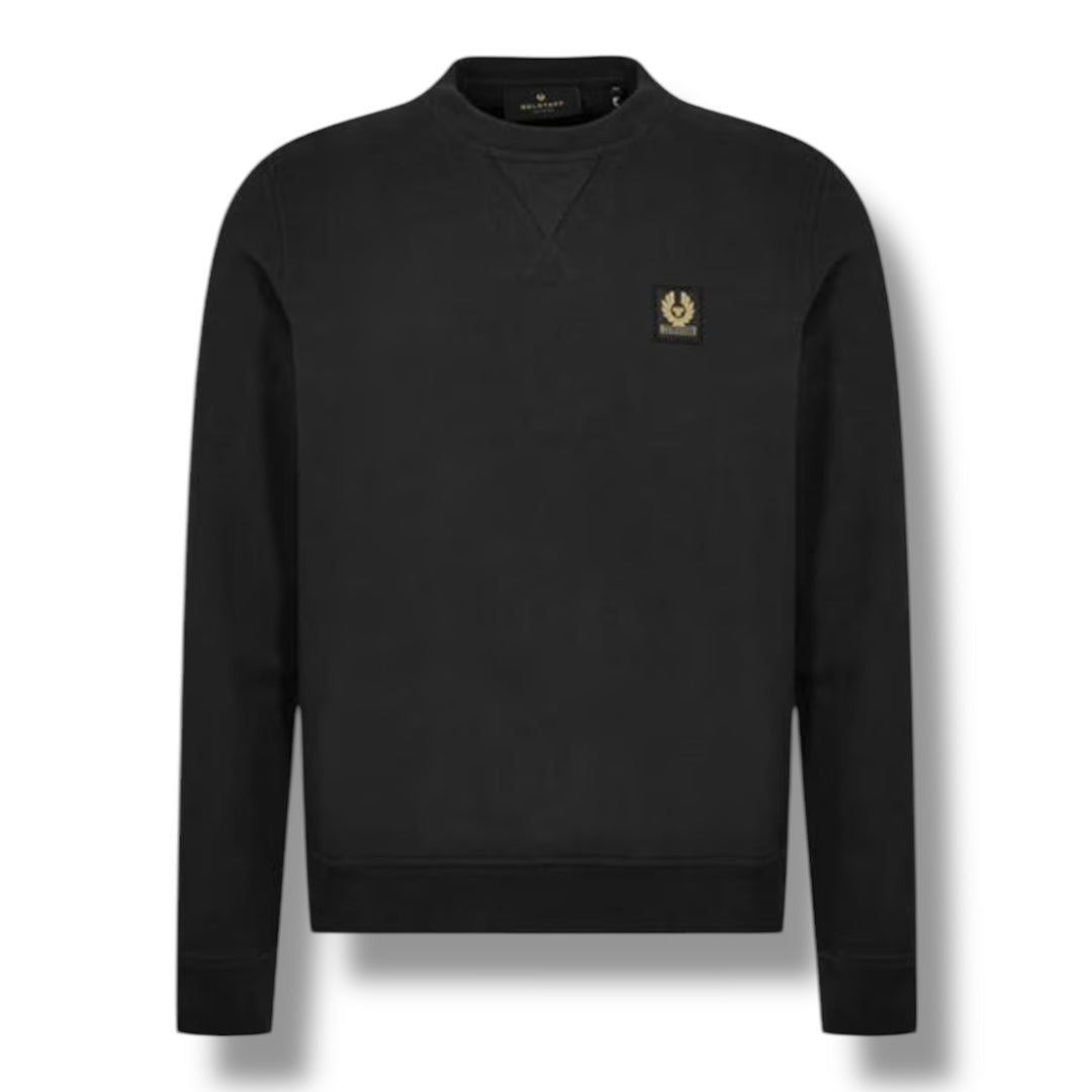 BELSTAFF PATCH LOGO SWEATSHIRT BLACK