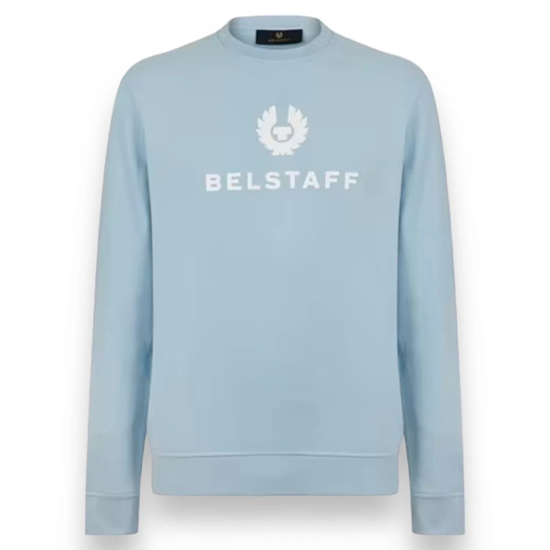 BELSTAFF LOGO SWEATSHIRT SKY BLUE