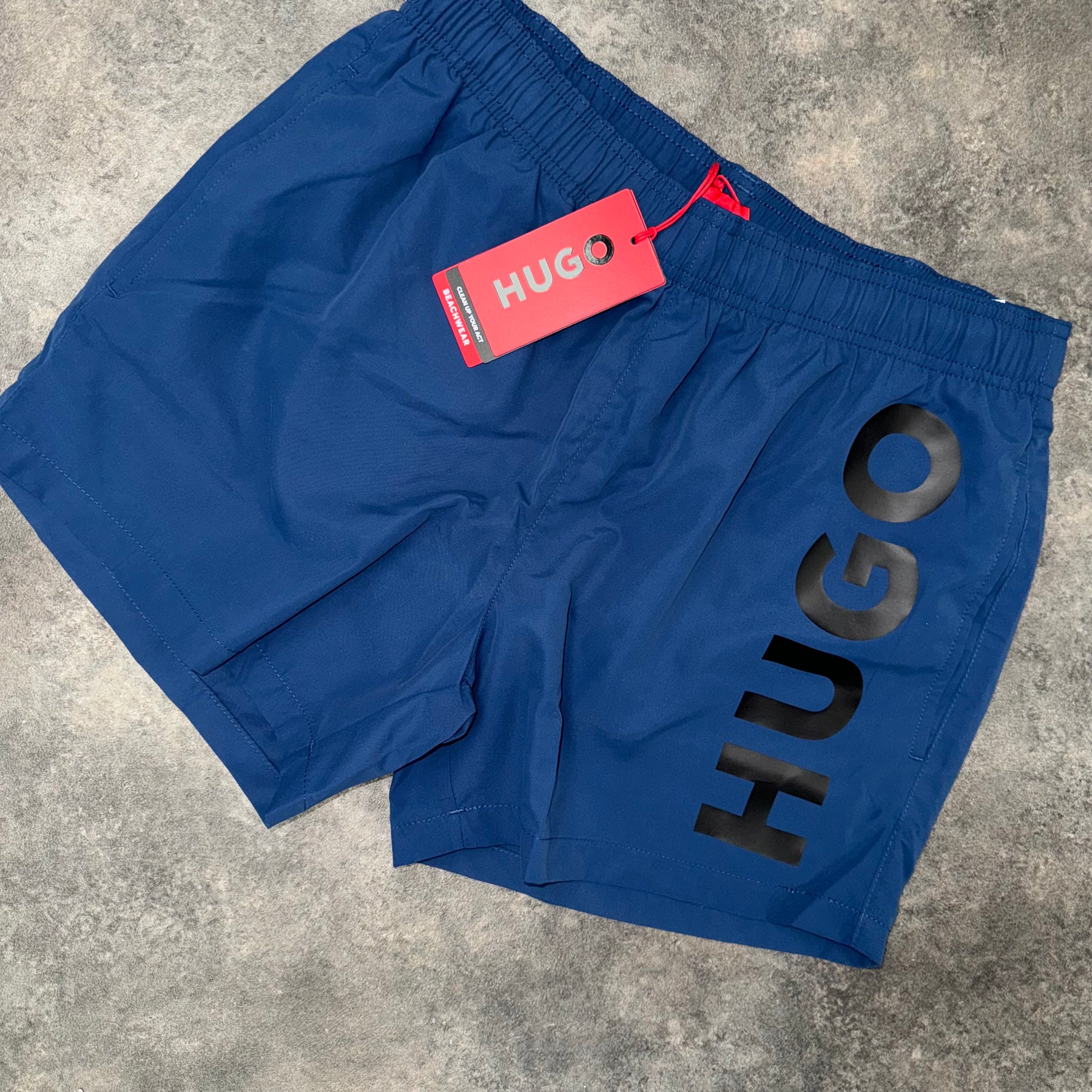 HUGO BOSS HUGO SWIM SHORTS BLUE * SALE *