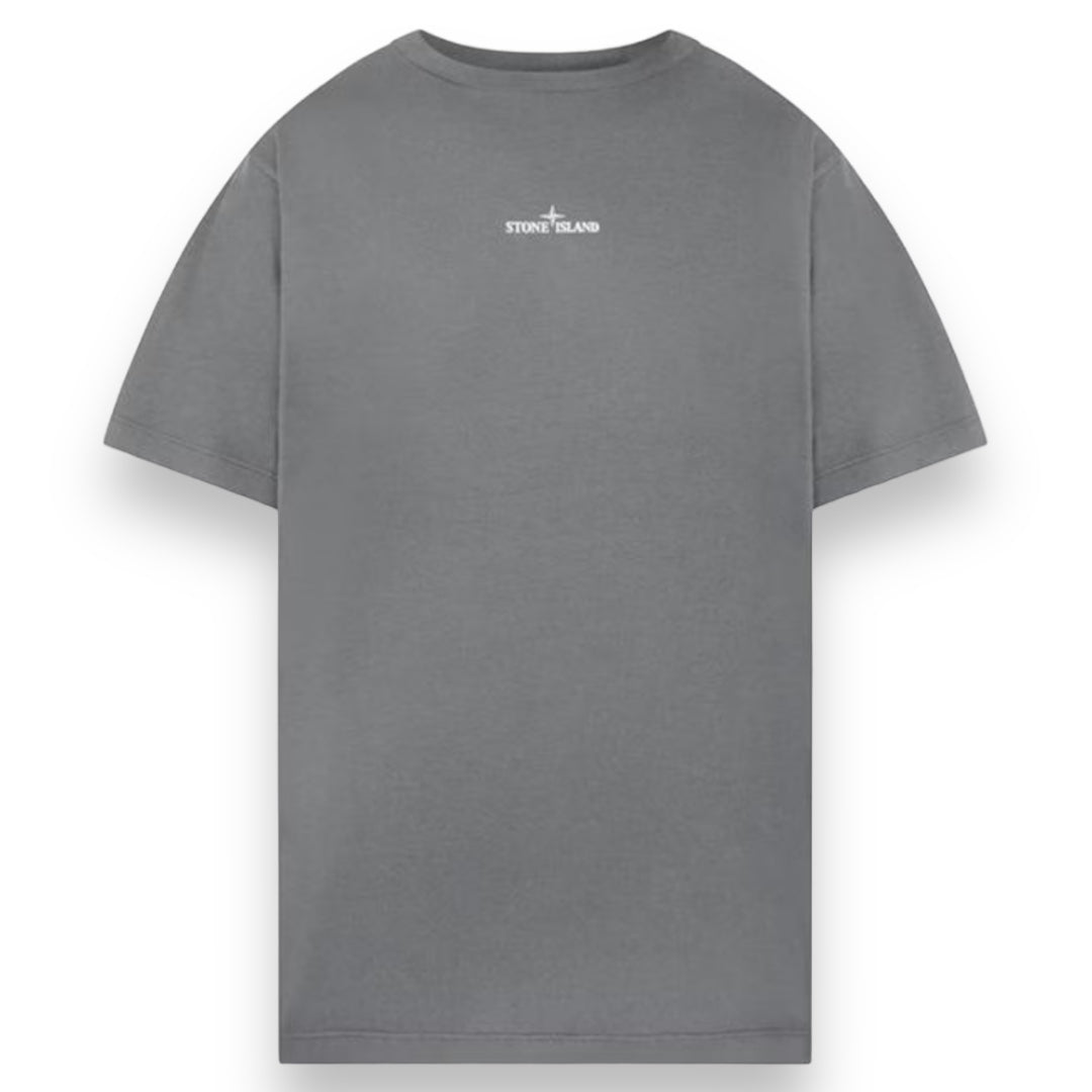 STONE ISLAND PAINT BACK LOGO T-SHIRT GREY