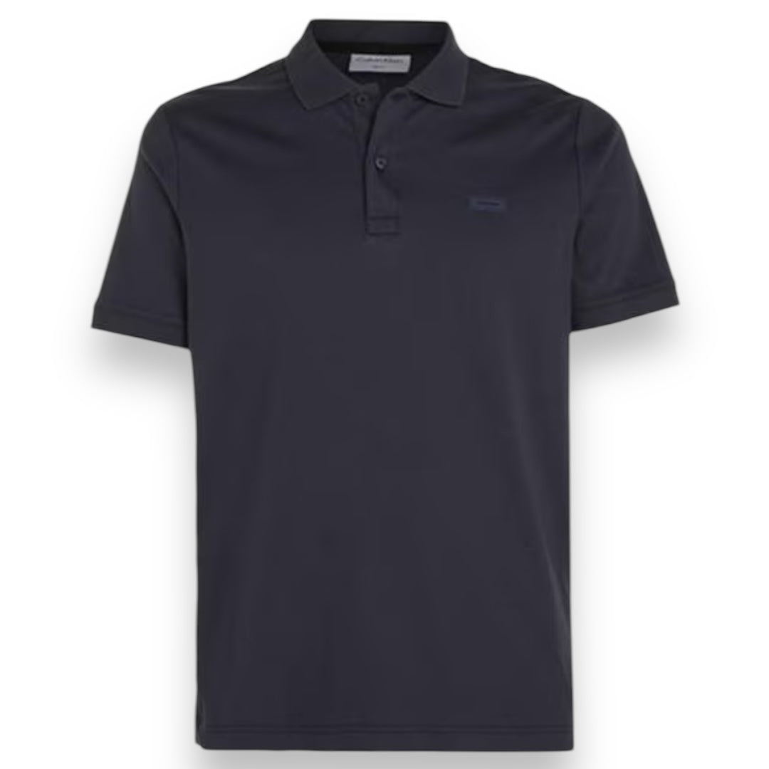 CALVIN KLEIN LIQUID TOUCH SLIM POLO SHIRT DARK BLUE