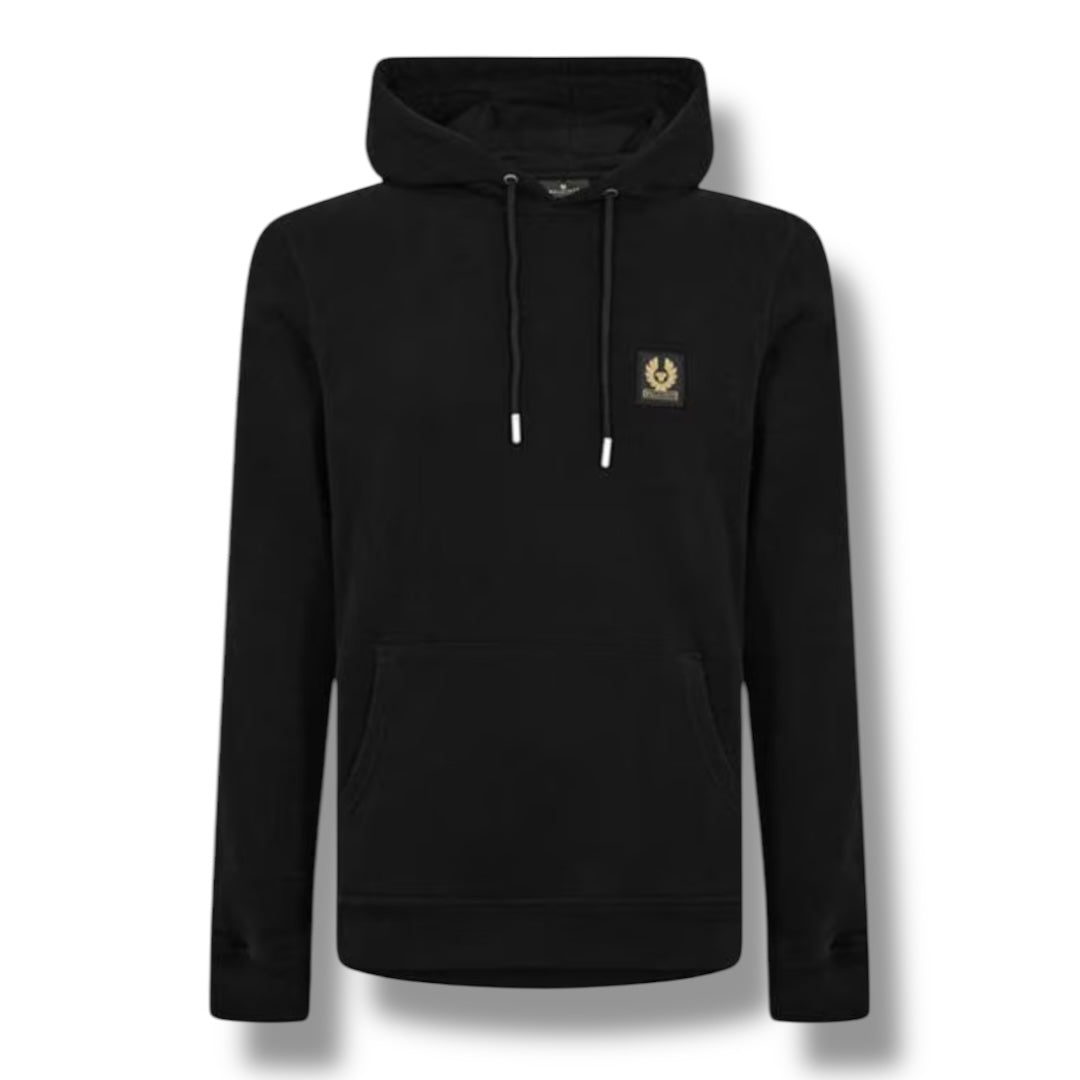 BELSTAFF PATCH LOGO OTTH HOODIE BLACK