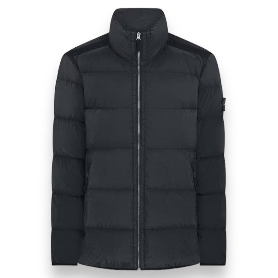 STONE ISLAND SEAMLESS TUNNEL DOWN PUFFER JACKET CHARCOAL GREY