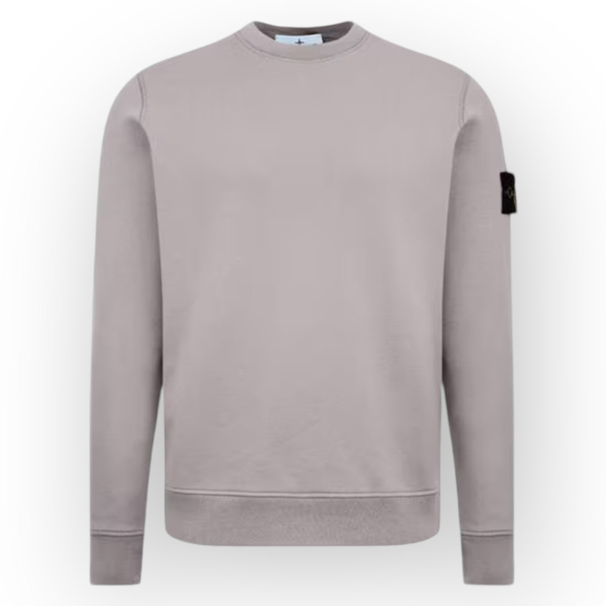 STONE ISLAND CREW NECK SWEATSHIRT TORTORA BROWN