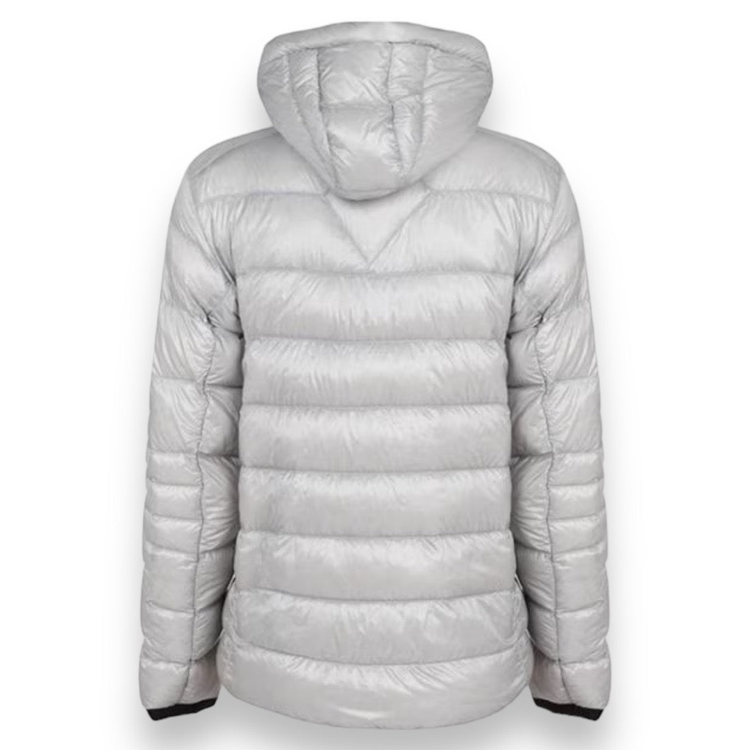 CANADA GOOSE CROFTON DOWN HOODED JACKET SILVER