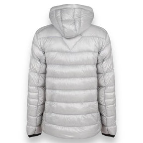 CANADA GOOSE CROFTON DOWN HOODED JACKET SILVER