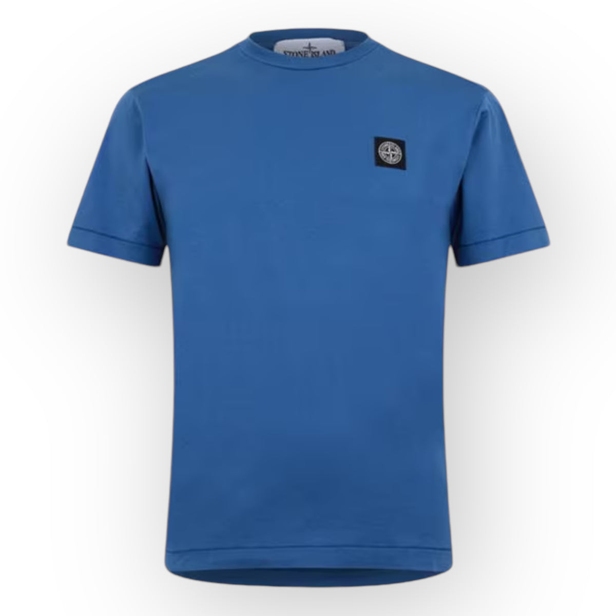 STONE ISLAND PATCH LOGO T-SHIRT AVIO BLUE