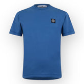 STONE ISLAND PATCH LOGO T-SHIRT AVIO BLUE