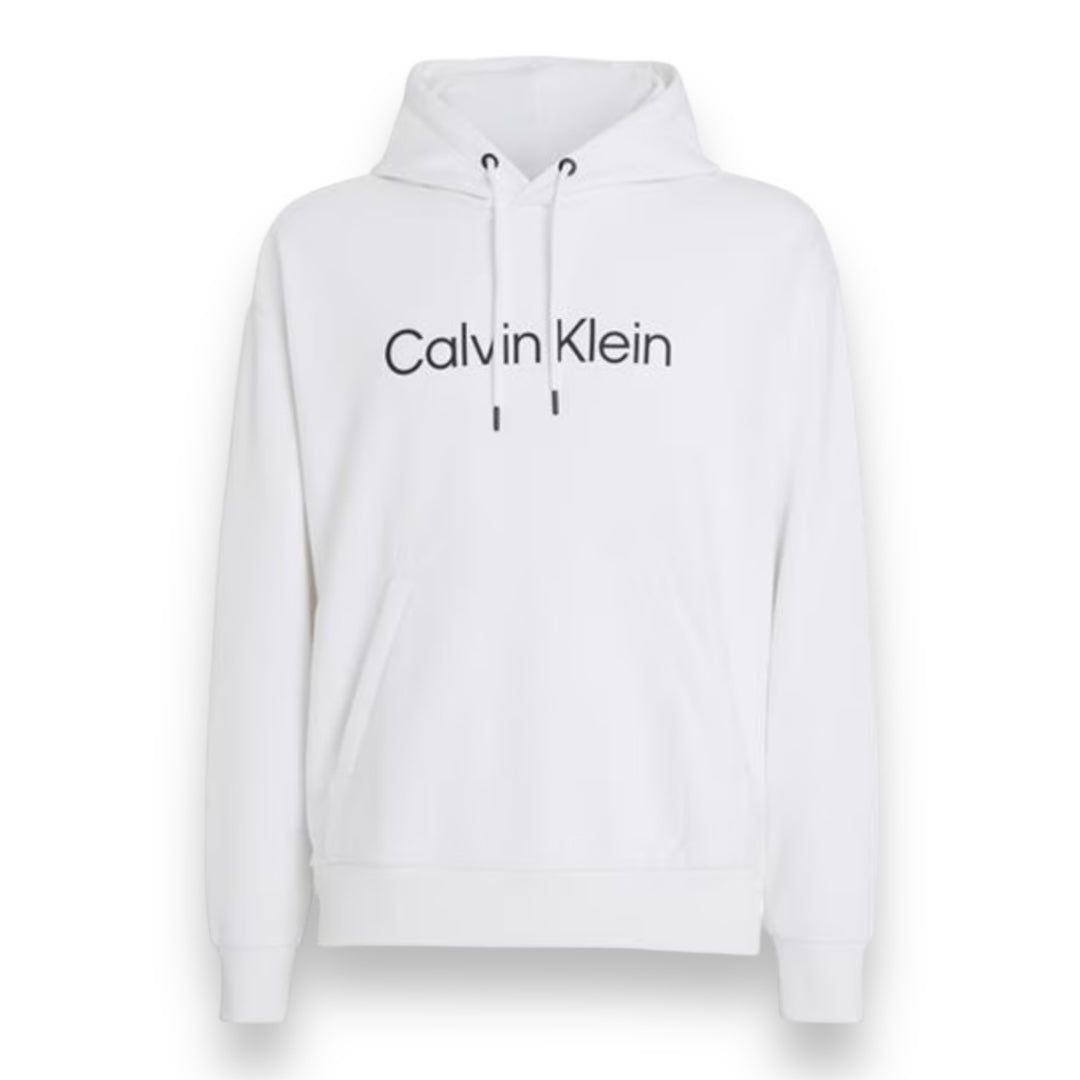 CALVIN KLEIN BIG CHEST LOGO OTTH HOODIE WHITE