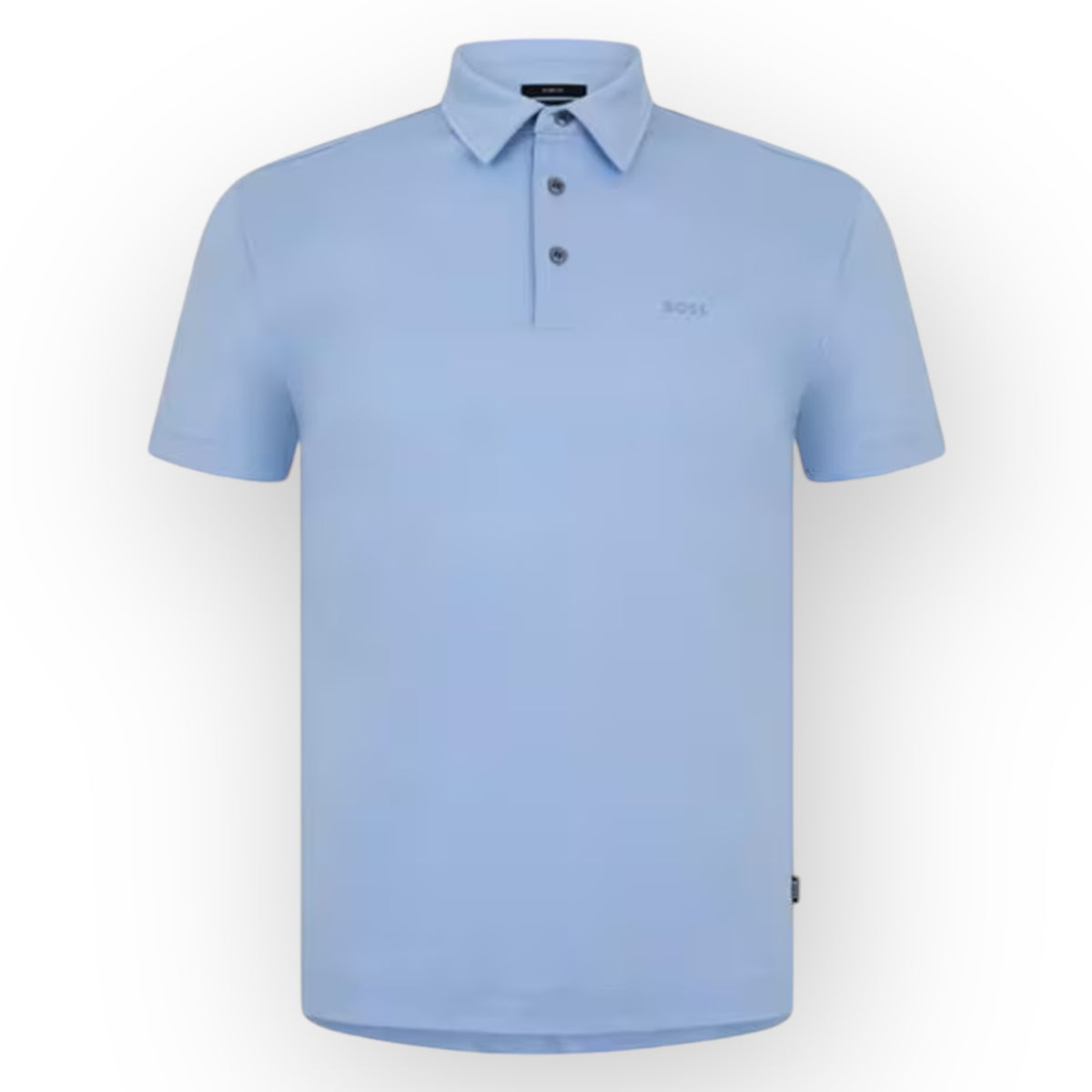 HUGO BOSS PALOS SMART POLO SHIRT LIGHT BLUE