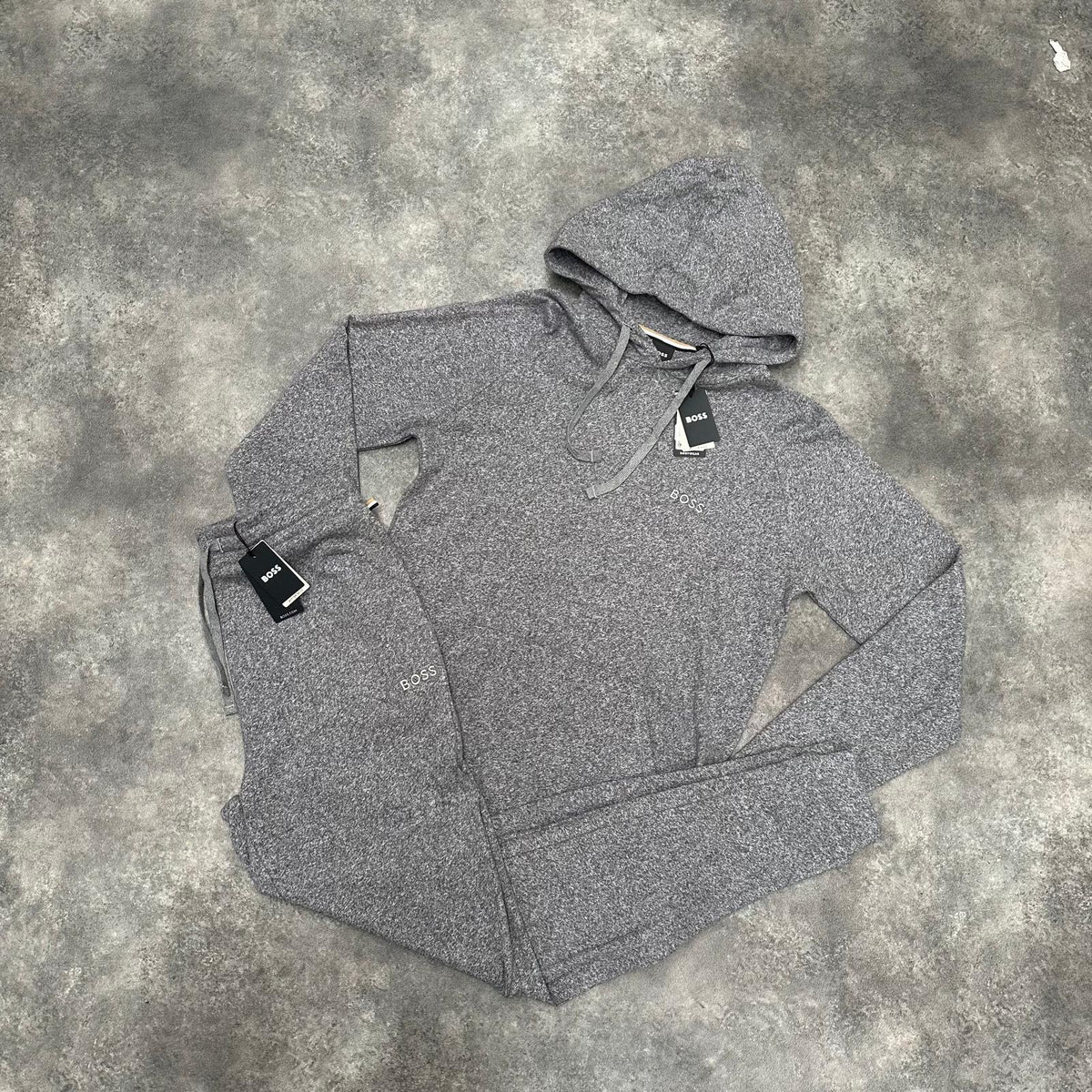 HUGO BOSS HOODED FULL TRACKSUIT GREY * SALE *