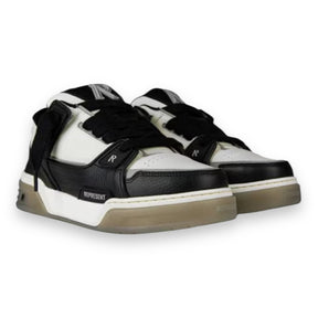 REPRESENT STUDIO SNEAKER TRAINERS BLACK WHITE