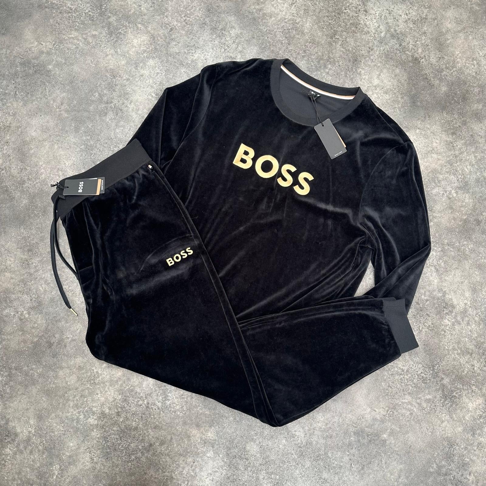 HUGO BOSS FULL TRACKSUIT BLACK * SALE *