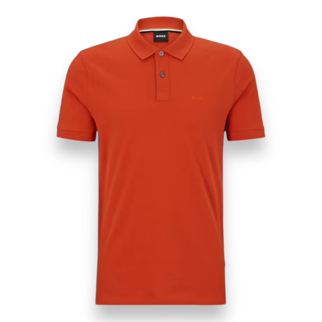 HUGO BOSS PAL POLO SHIRT ORANGE