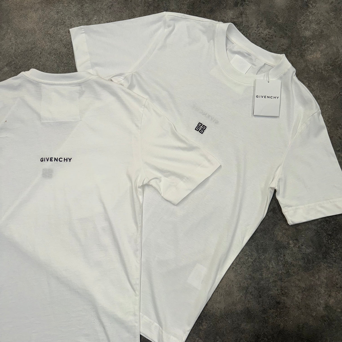 GIVENCHY 4G SMALL LOGO T-SHIRT WHITE