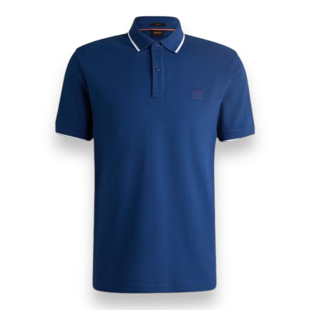 HUGO BOSS PASSERTIP POLO SHIRT BLUE