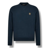 BELSTAFF PATCH LOGO SWEATSHIRT NAVY BLUE