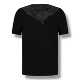 CP COMPANY GOGGLE HOOD T-SHIRT BLACK