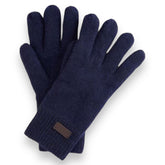 BARBOUR KNITTED GLOVES NAVY BLUE