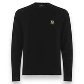 BELSTAFF PATCH LOGO SWEATSHIRT BLACK