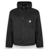 MONCLER SAMAKAR HOODED RAIN JACKET BLACK