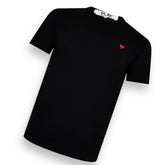 COMME DES GARÇONS PLAY T-SHIRT SMALL HEART BLACK