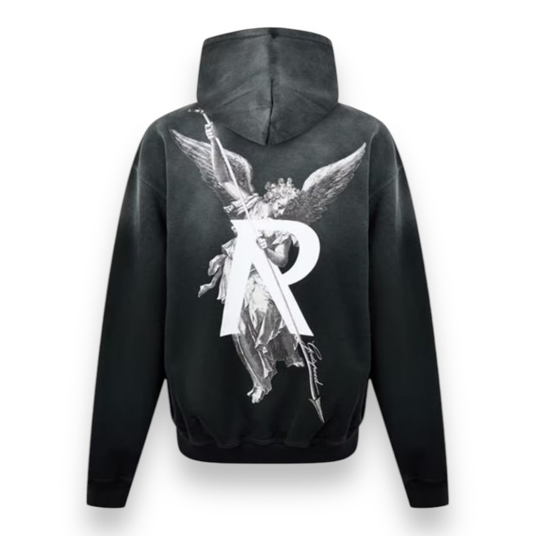 REPRESENT ANGEL WASHED OTTH HOODIE BLACK