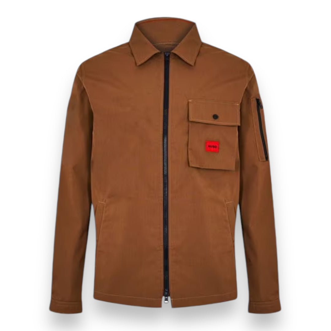 HUGO BOSS HUGO OVERSHIRT RUST