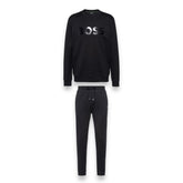 HUGO BOSS MIRROR CREWNECK FULL TRACKSUIT BLACK