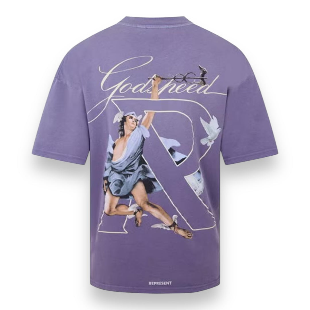 REPRESENT HERMES T-SHIRT PURPLE