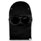 CP COMPANY GOGGLE BALACLAVA BEANIE HAT BLACK