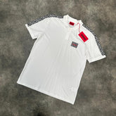 HUGO BOSS HUGO TRIM POLO SHIRT WHITE * SALE *