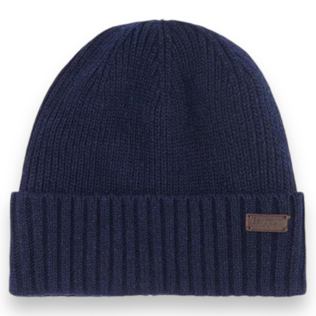 BARBOUR BEANIE HAT NAVY