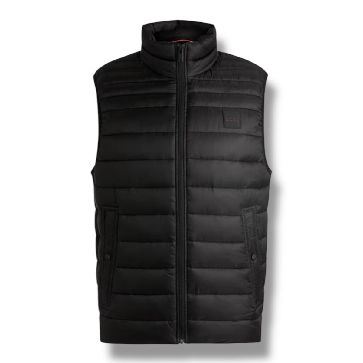 HUGO BOSS PATCH GILET BLACK