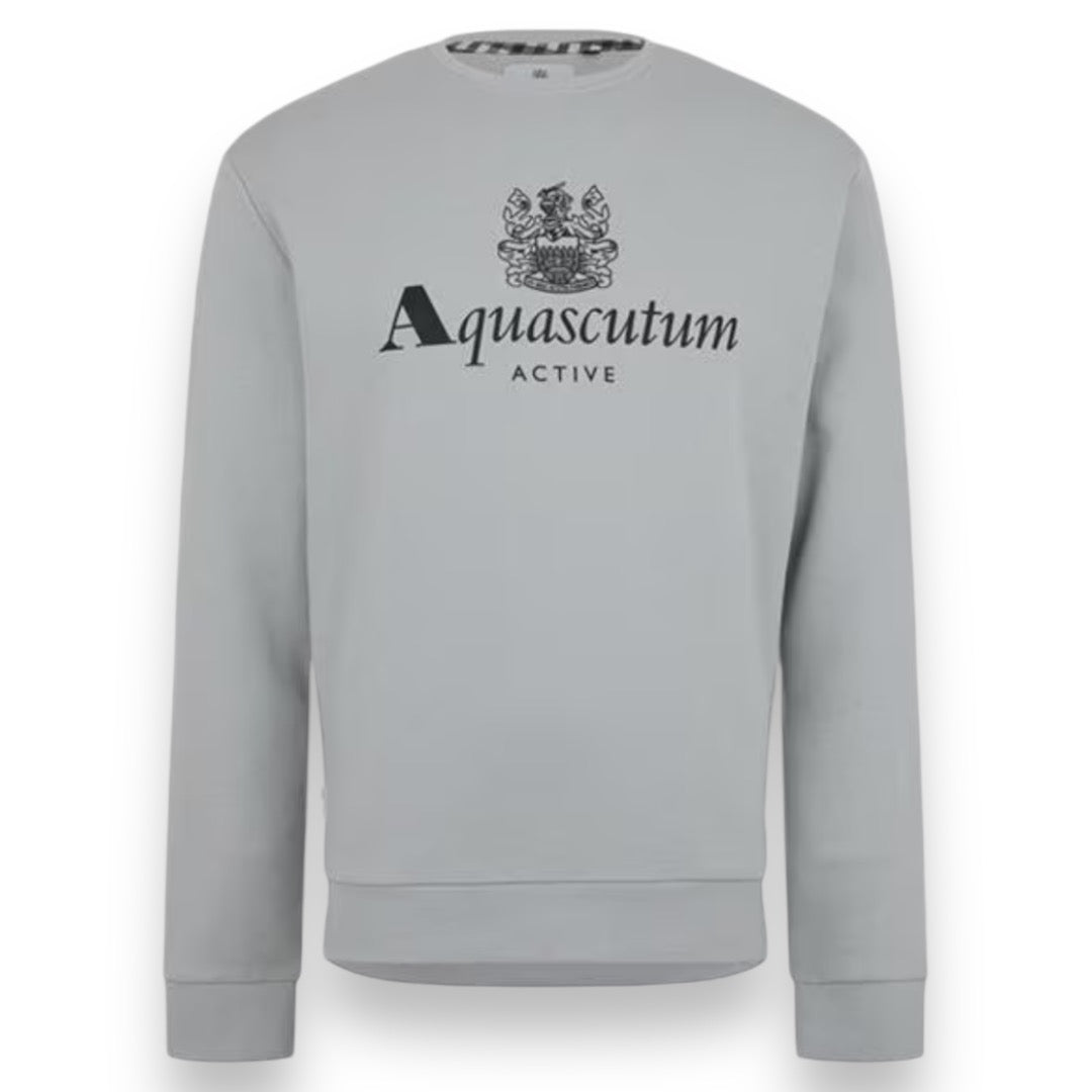 AQUASCUTUM LOGO SWEATSHIRT GREY