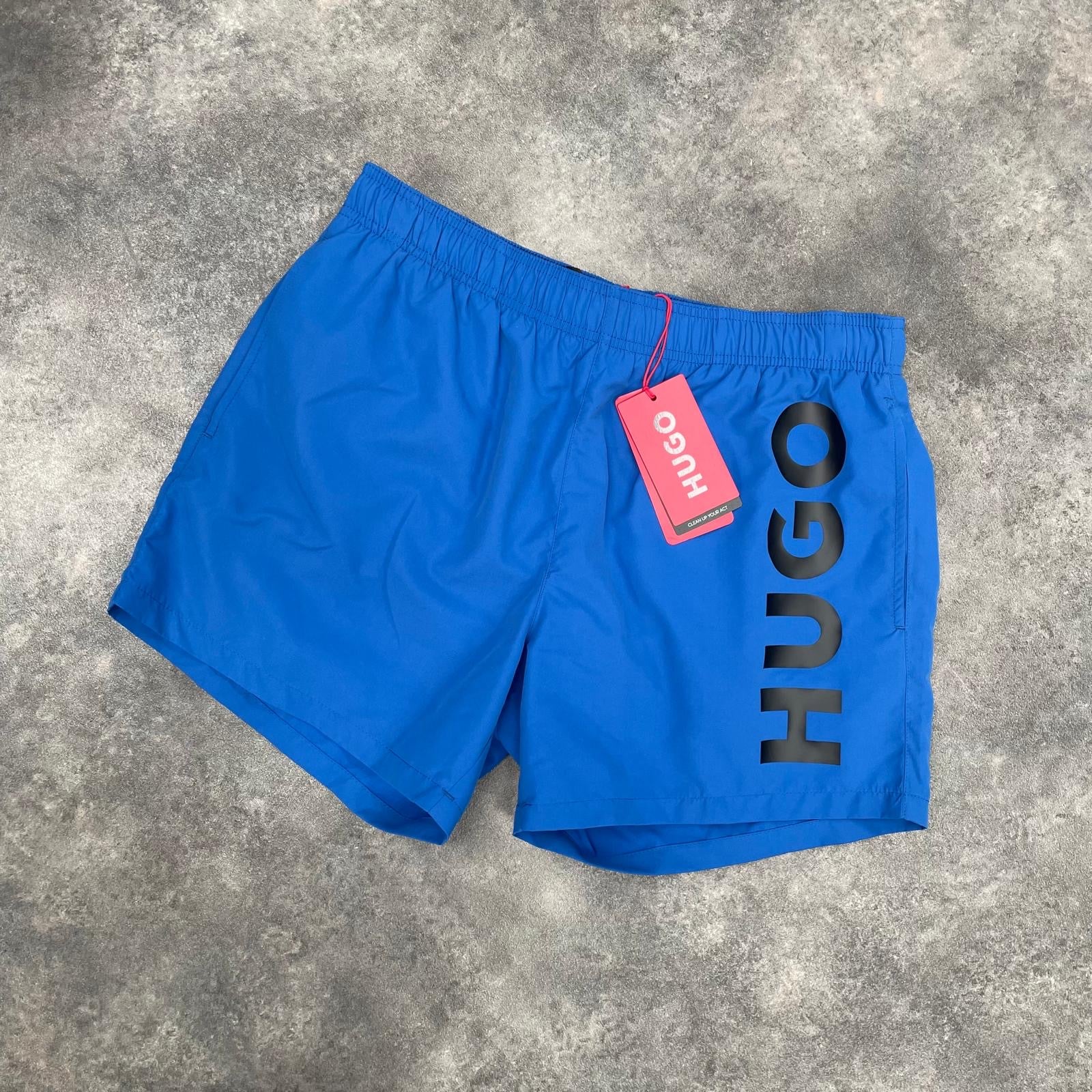 HUGO BOSS HUGO SWIM SHORTS BLUE * SALE *