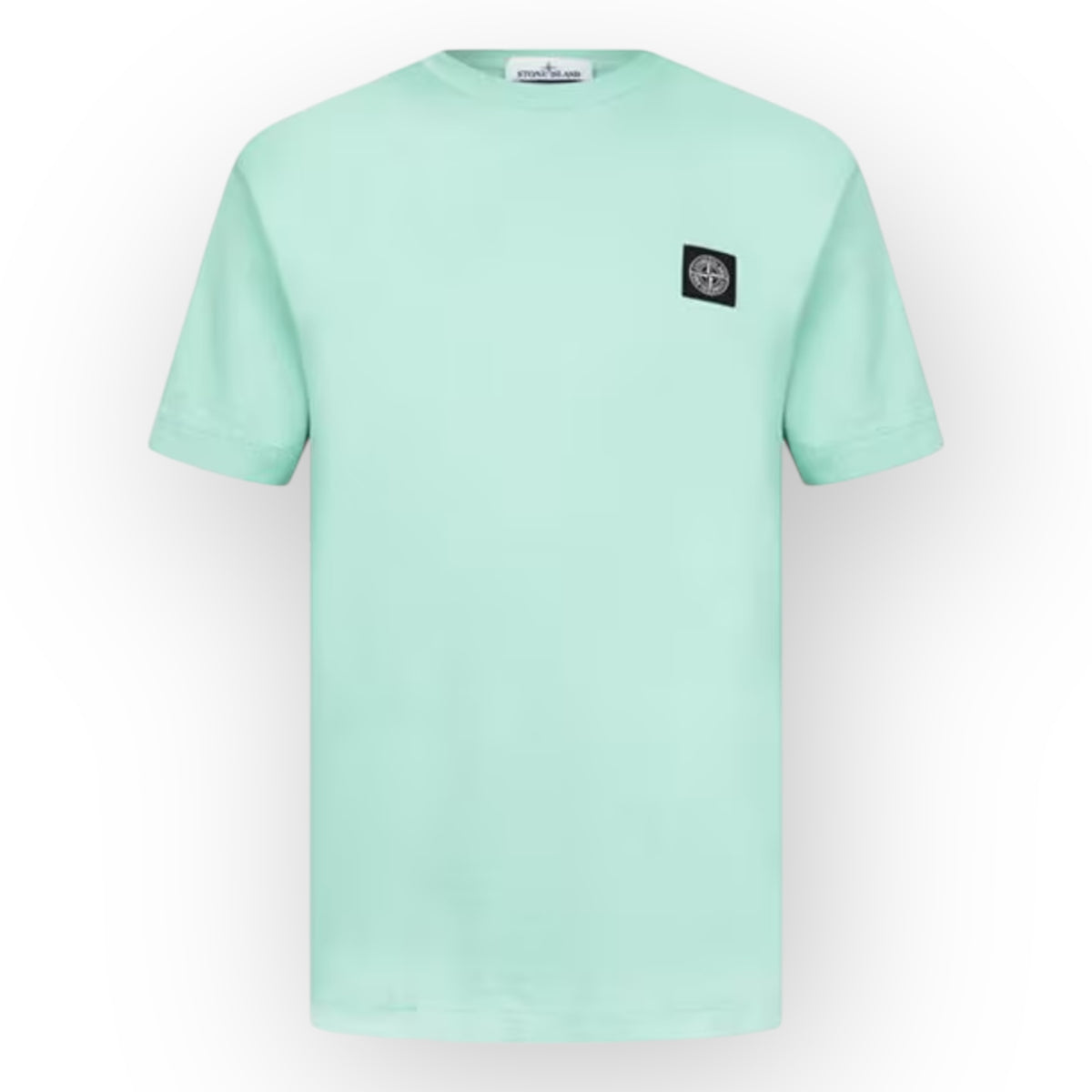 STONE ISLAND PATCH LOGO T-SHIRT LIGHT GREEN