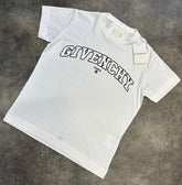 GIVENCHY SPELL OUT LOGO T-SHIRT WHITE