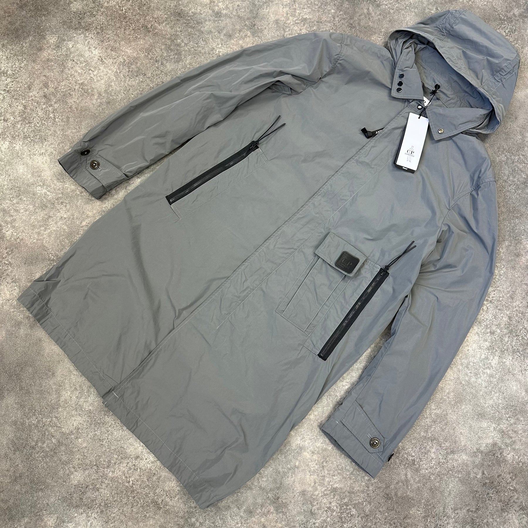 CP COMPANY METROPOLIS MEMRI JACKET HOODED GREY