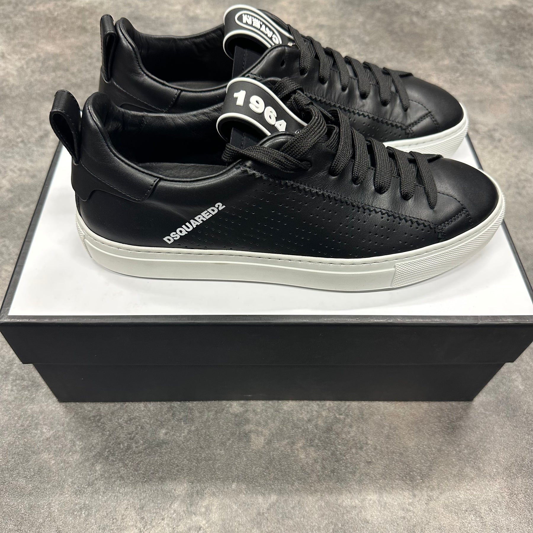 DSQUARED2 1964 TRAINERS BLACK