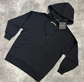 PALM ANGELS BACK SPELL OUT HOODIE BLACK